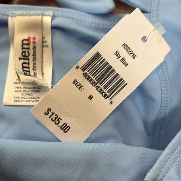 Lemlem bikini bottoms NWT Size M sky blue $135 - Picture 7 of 8